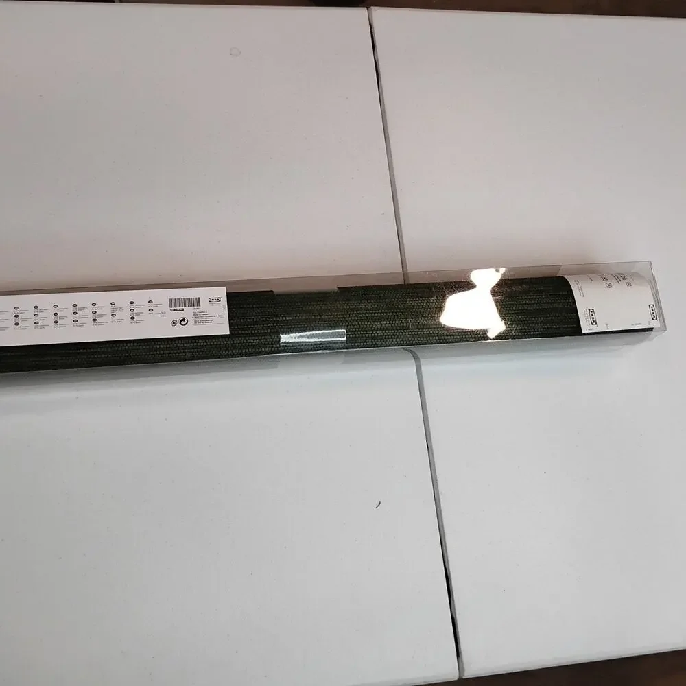 IKEA FONSTERVIVA Panel Curtain Light Blind Green Natural 24x118
